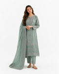 Sage Green Embroidered